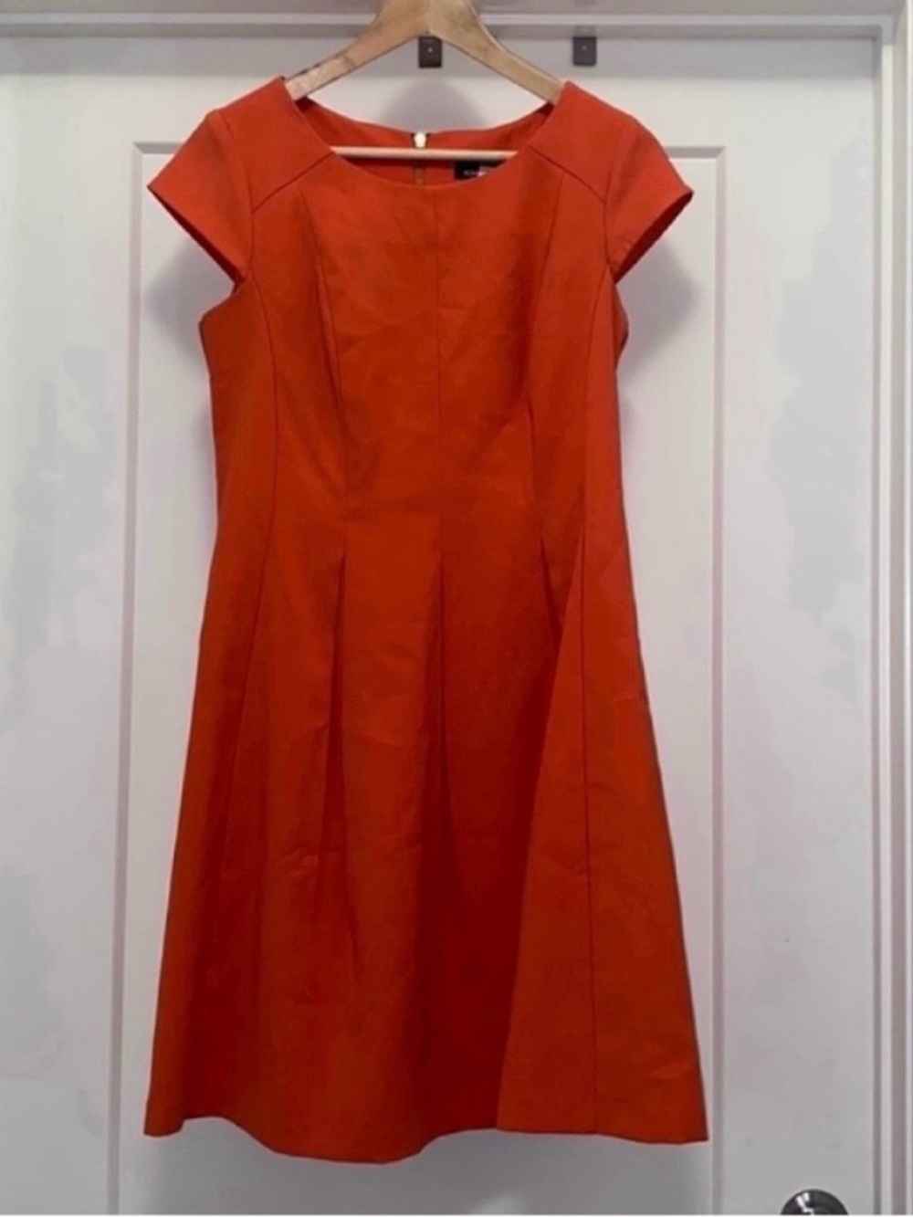 🧡 Orange RONNI NICOLE Cap Sleeve A-Line Dress - Size 8